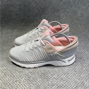Zeba Hands Free Gray Pink Slip On Shoes Size 10 Women’s
